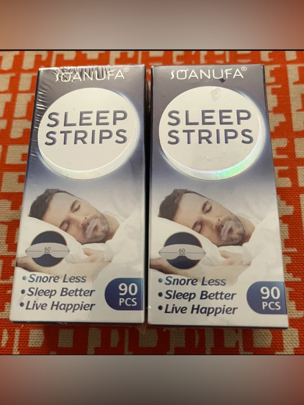 SOANUFA Sleep Strips - 90 Pcs Anti-Snoring